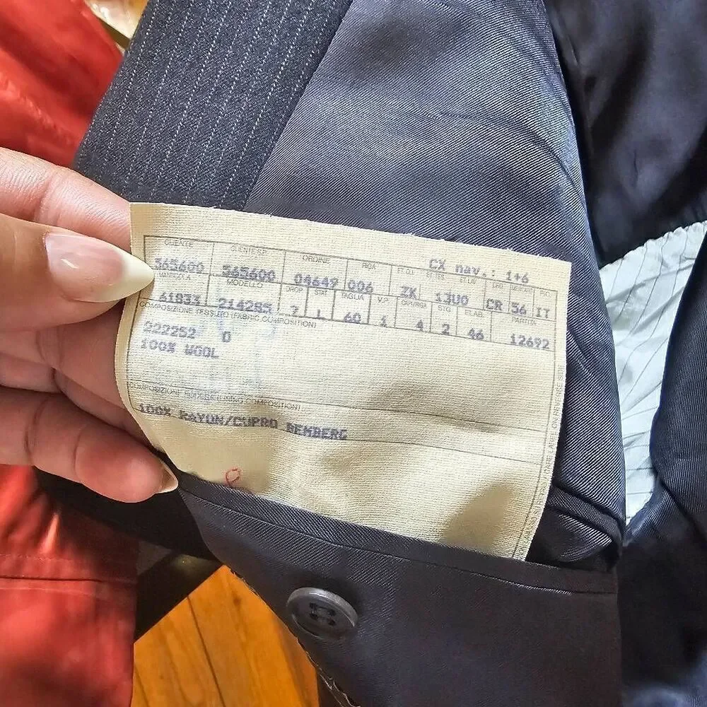 Ermenegildo Zegna Wool Blazer Sport Coat Jacket EU 60